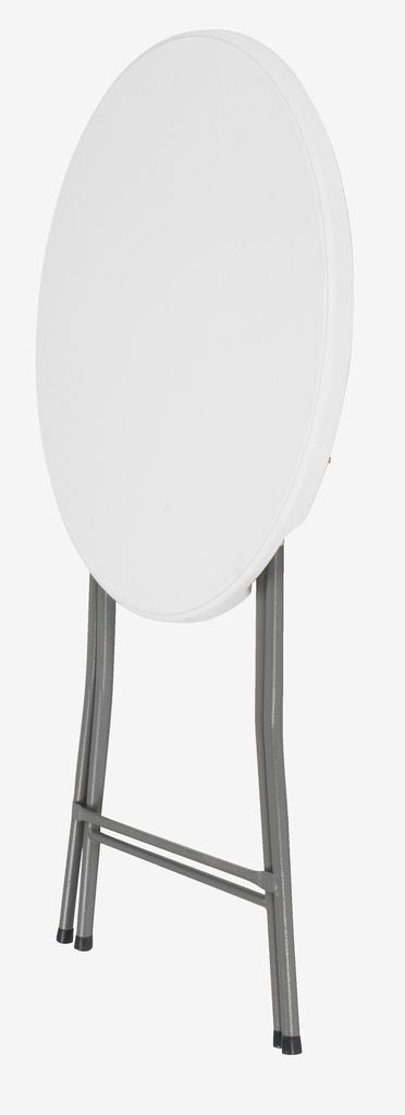 Cateringový barový skládací stůl, průměr 80cm, výška 75cm