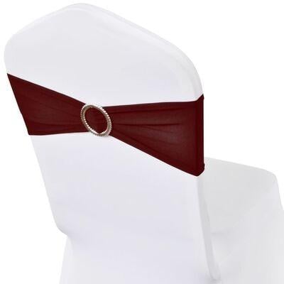 Elastická šerpa na židle 25ks bordo barvy