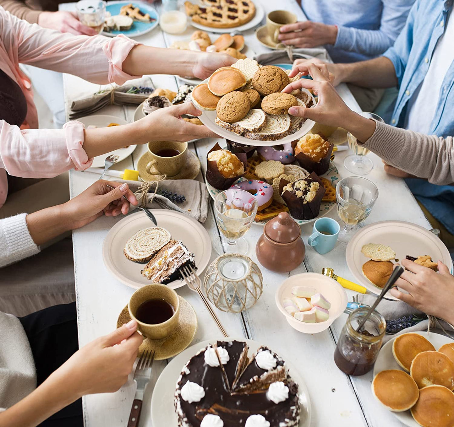 Eco sada 170 kusů jednorázového nádobí