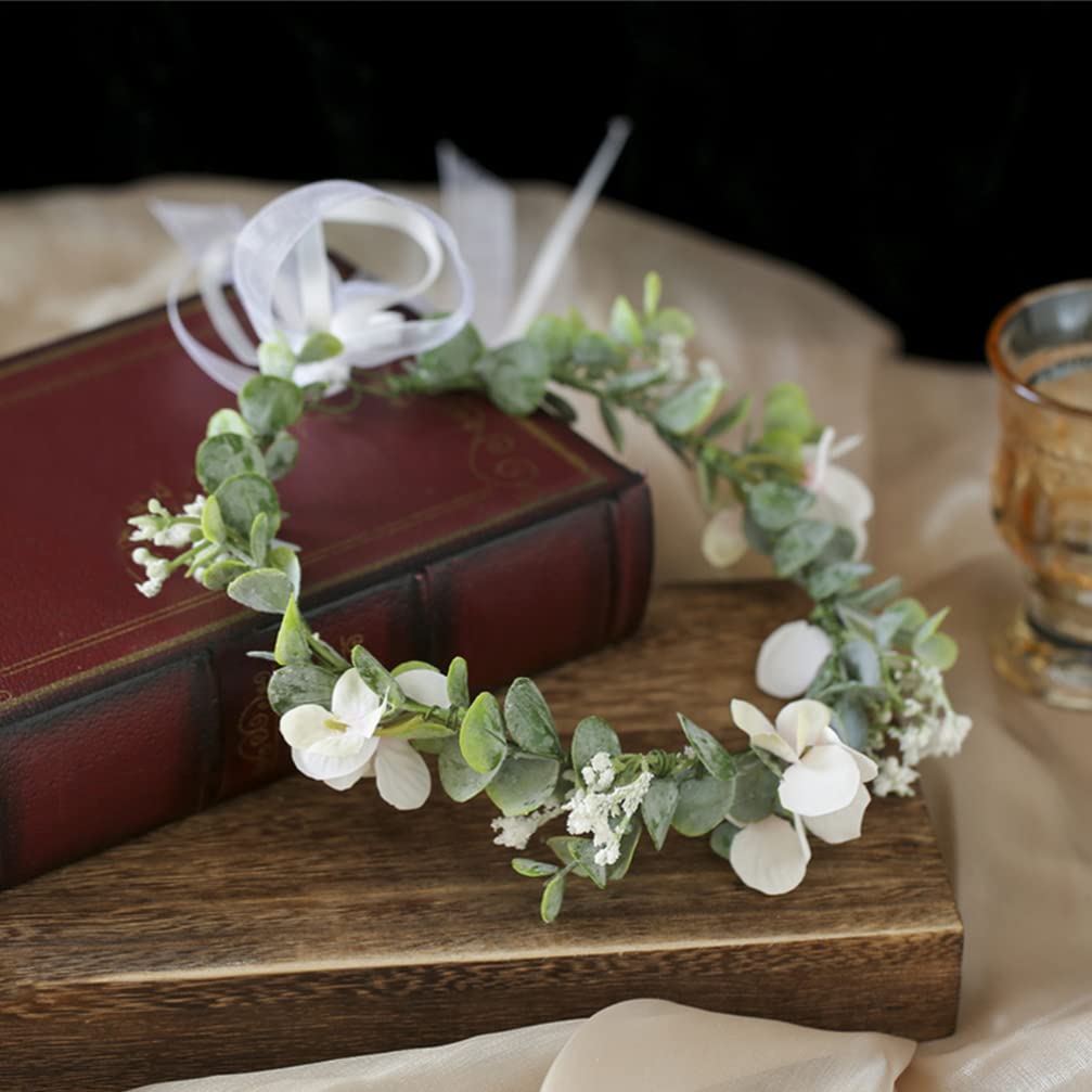 Svatební boho věneček do vlasů pro družičku