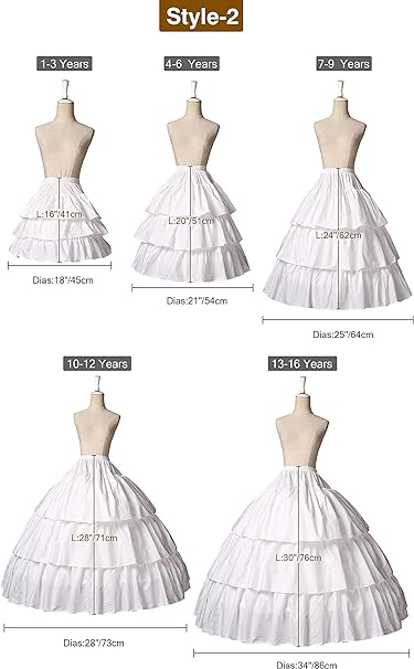 Dívčí bílá spodnice krinolína 13-16 let Styl-2