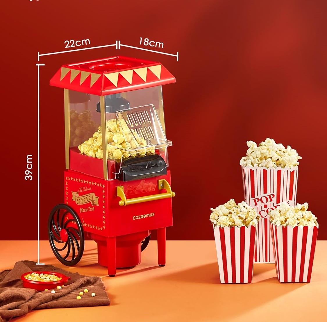 Retro stroj na popcorn, Cozeemax