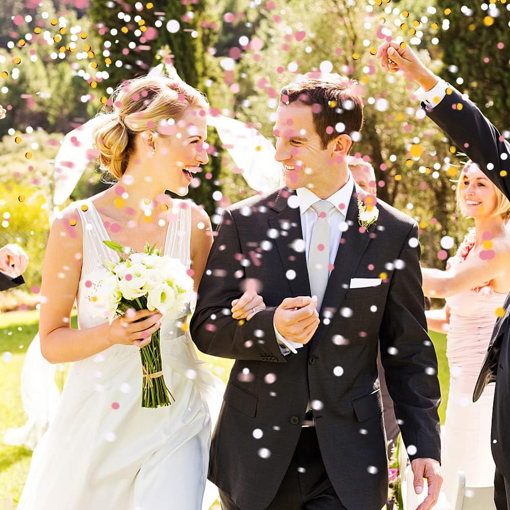 Amacoam biologicky odbouratelné konfety 6 ks růžové