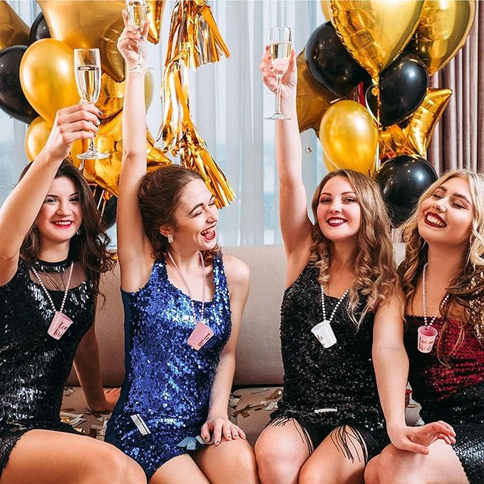 Rozlučka se svobodou. sklenice na panáky s řetízkem, 14 kusů