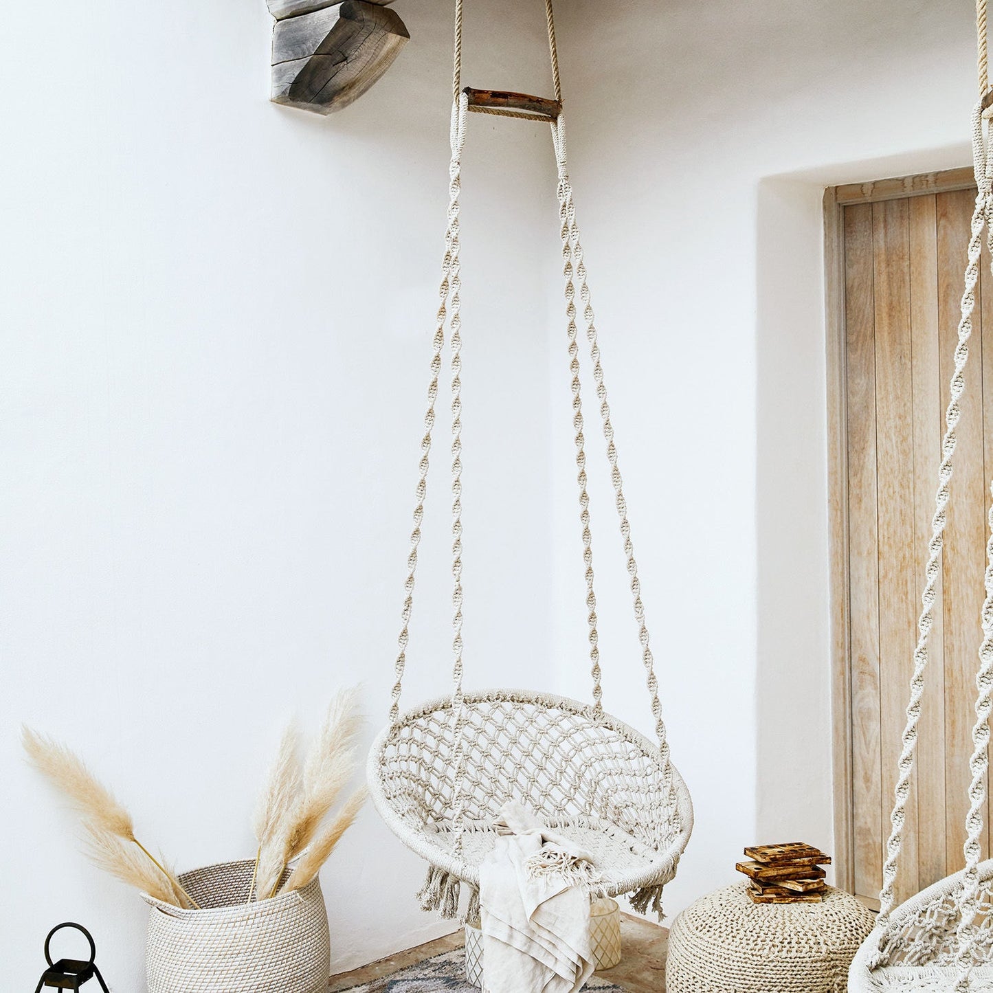 Závěsné houpací křeslo V 150cm Ø 66 cm