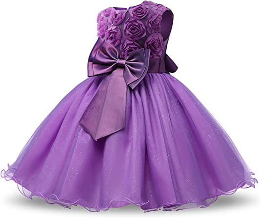 Dívčí ametistové společenské šaty 2-3 roky