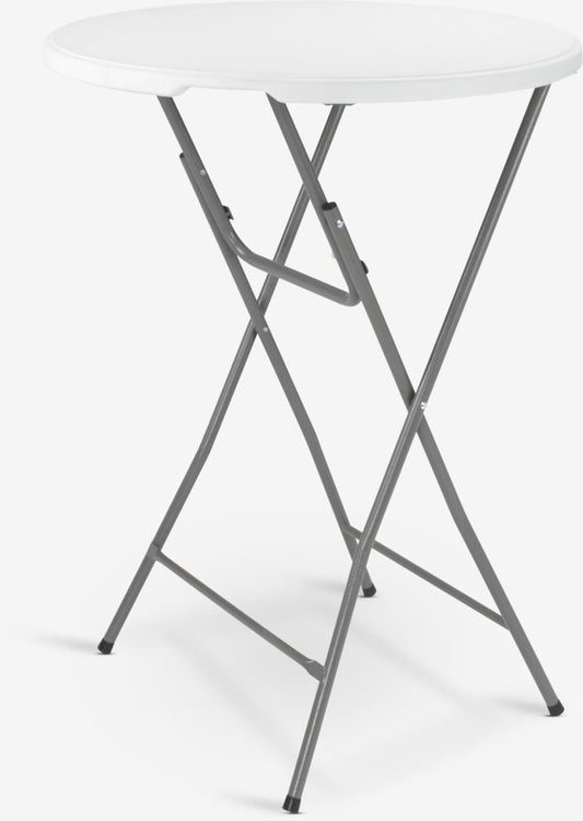 Cateringový barový skládací stůl, průměr 80cm, výška 75cm