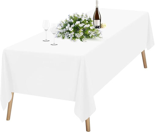 Bílý obdelníkový ubrus 153×320cm