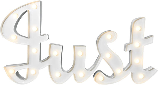 MARQUEE LIGHTS led nápis Just