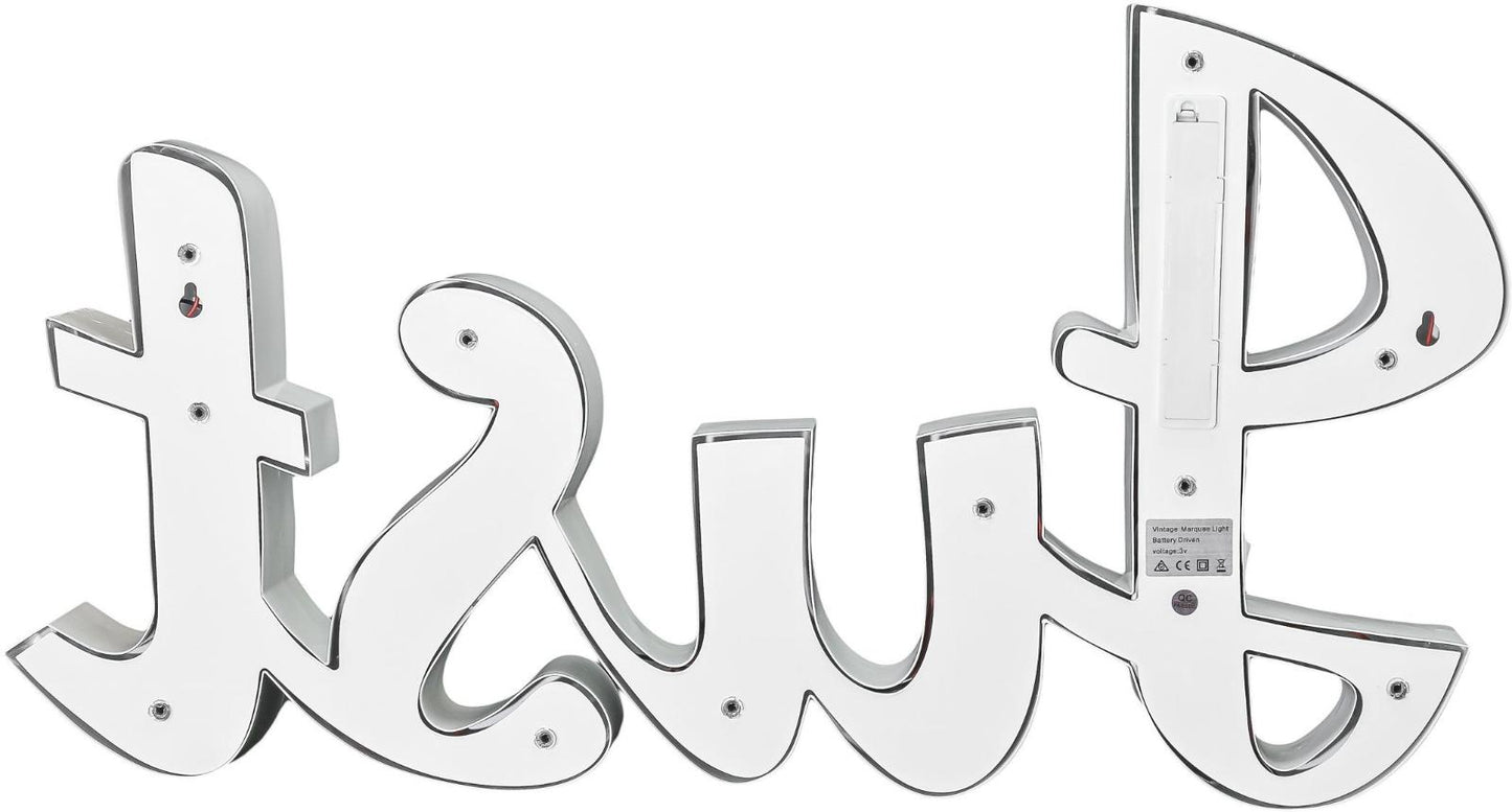 MARQUEE LIGHTS led nápis Just